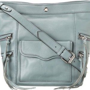 Rebecca Minkoff Dexter Ash Grey Leather Crossbody
